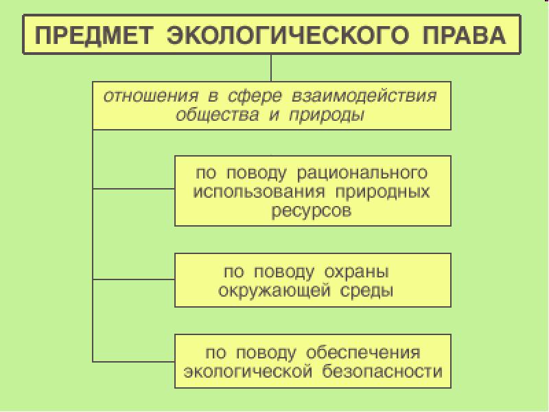 Экологическое право проект