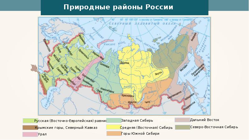 План описания природного района горы южной сибири