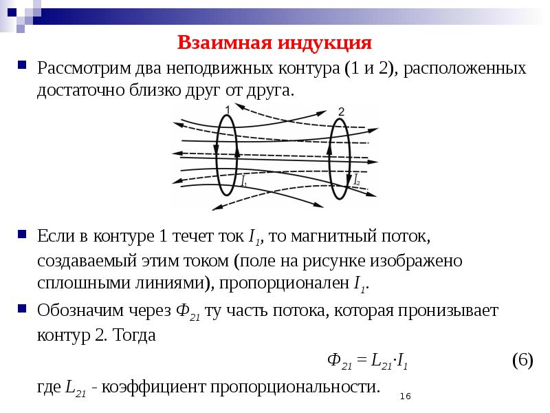 Закон взаимной индукции биология 8 класс презентация