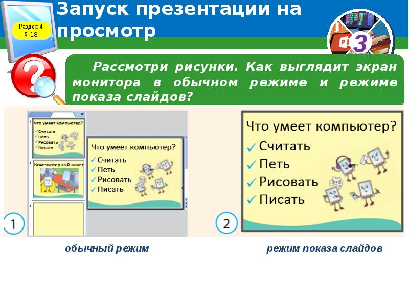 Обычный режим. Технология работы с графической информацией в мастере презентаций. Запуск презентации. Презентация 4 класс технология работы с графической информацией. Запуск презентации на другой экран.