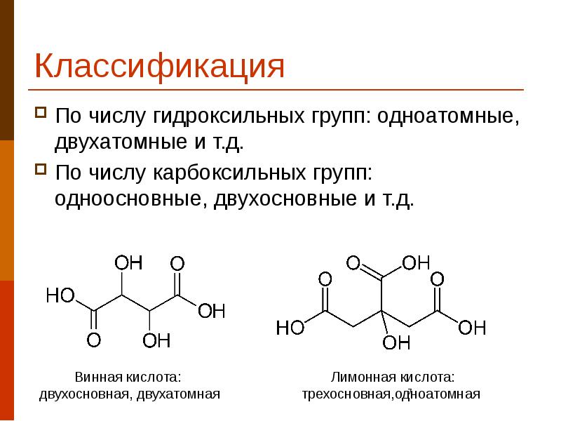 Укажите гидроксильную группу. Доказательство строения виннокаменной кислоты. Классификация по количеству гидроксо групп. Дигидроксибутандиовая кислота. Строение винной кислоты.
