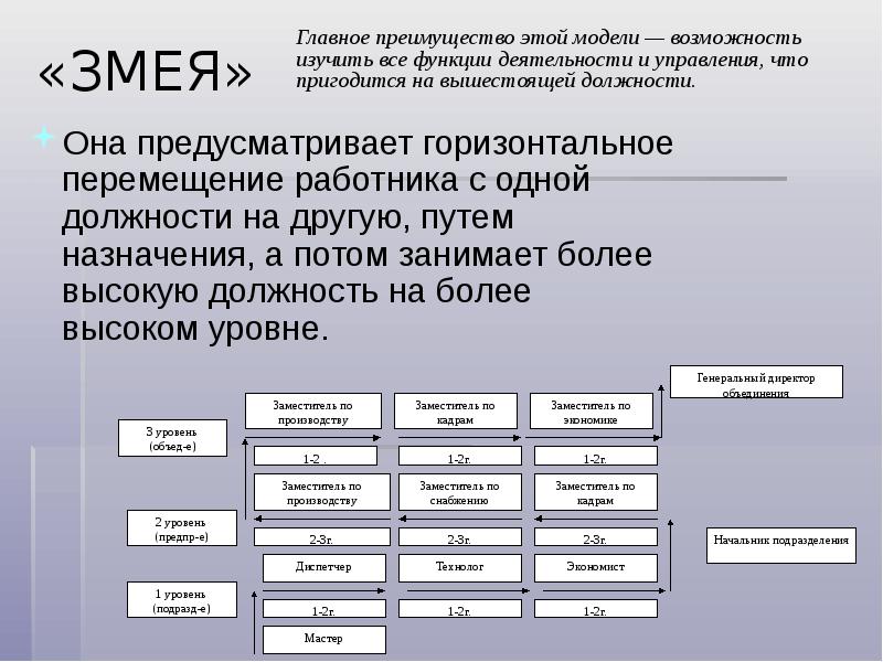 Более высокая должность. Горизонтальное перемещение работников. Горизонтальное перемещение работника предусматривает:. Горизонтальное перемещение по должности. Должностное перемещение работников.