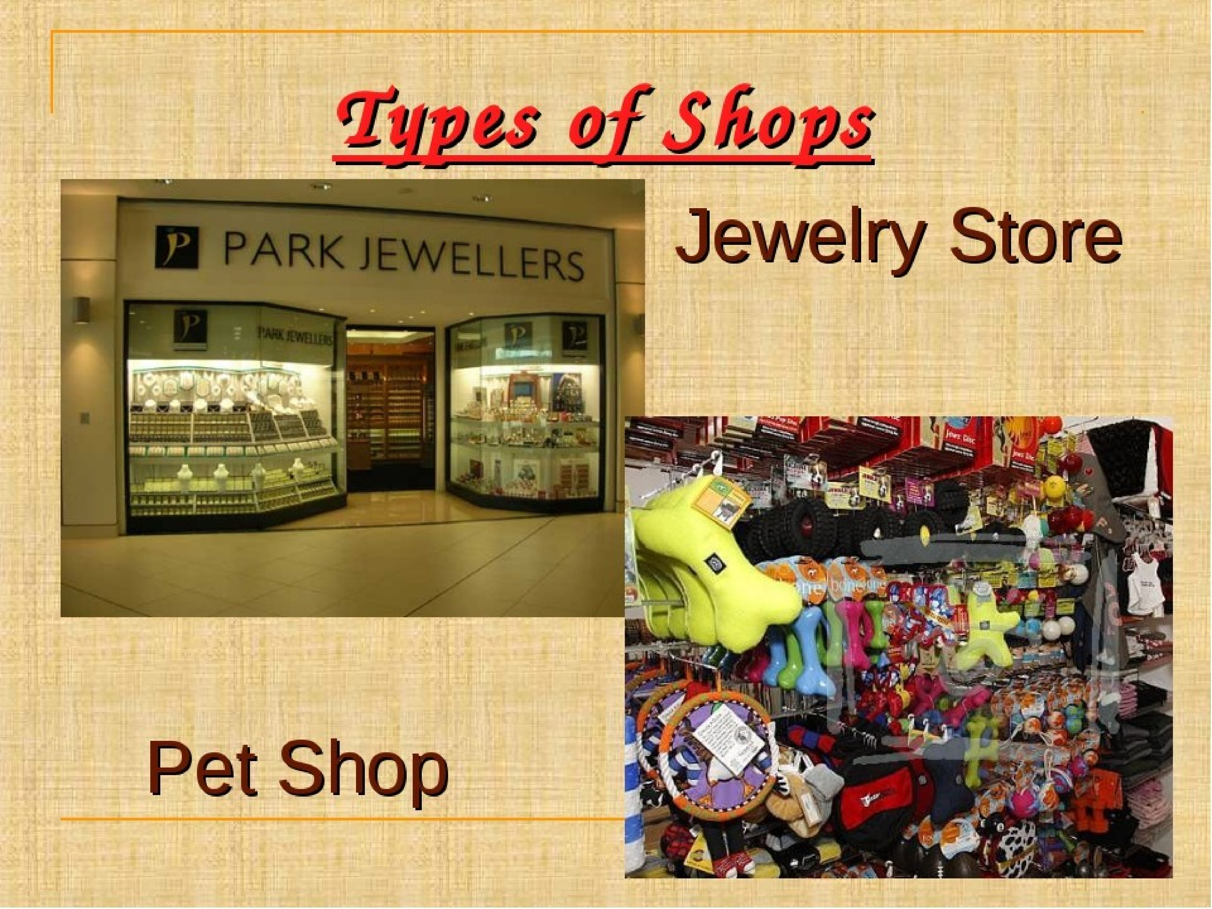 Слово магазин на английском. Kinds of shops. Shops виды. Презентация in the shop. Types of shops.
