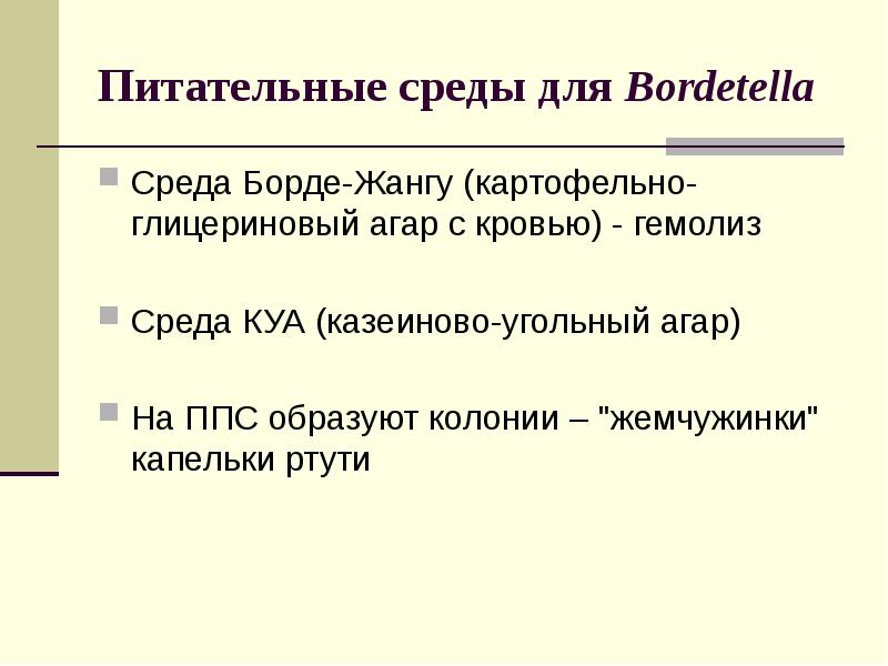 Возбудитель коклюша презентация