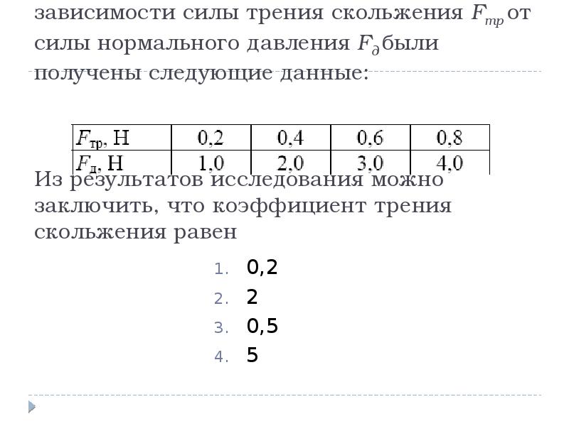 Зависимость силы трения скольжения от нормального давления. Зависимость силы трения скольжения от силы нормального давления. Зависимость силы трения от силы нормального давления. При исследовании зависимости силы трения скольжения.