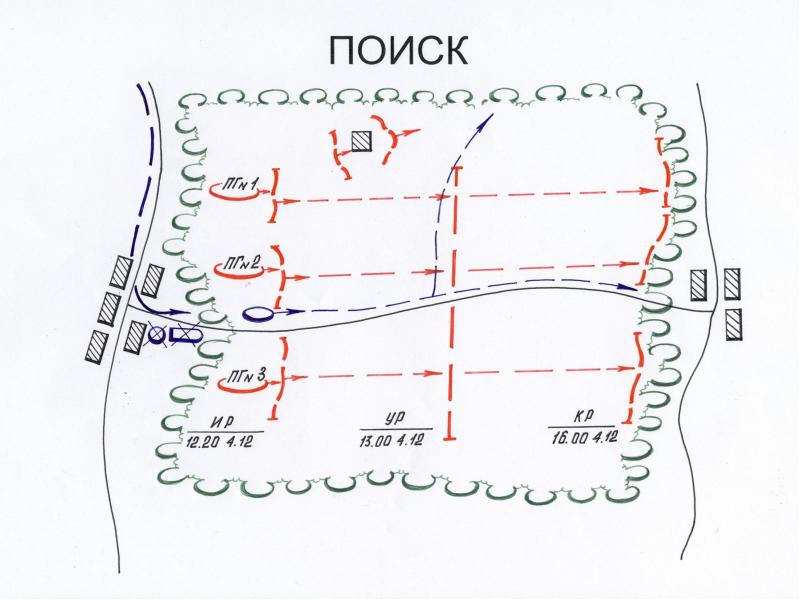 План схема оцепления