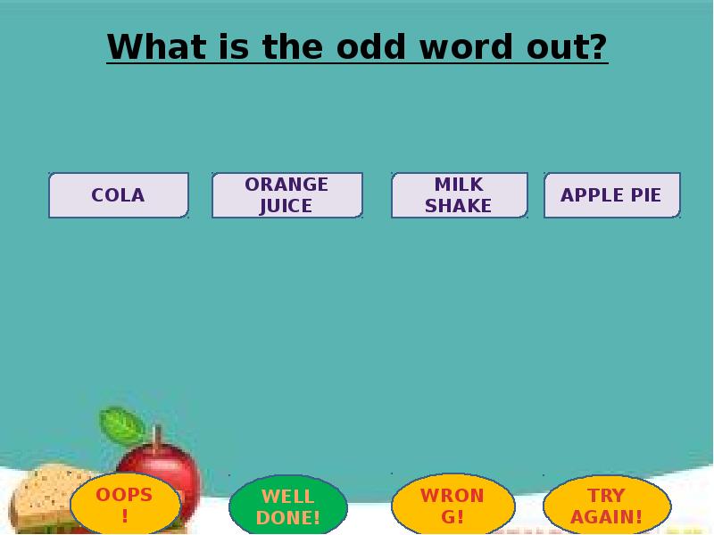 Odd word out. What Word is odd here. What is odd. Choose the odd Word out. 1 Балл Cherry Cabbage Pepper cucumber. Odd Word Testing.