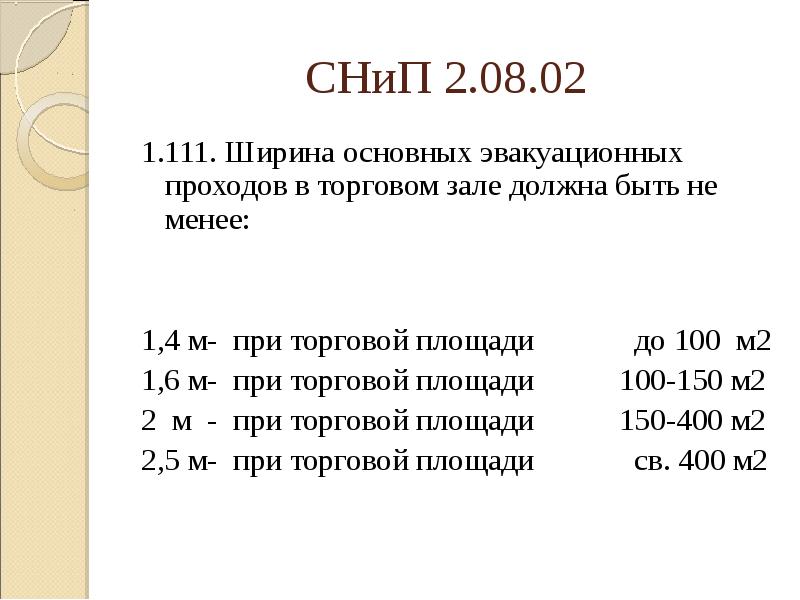 Какие Должны Быть Проходы В Магазине