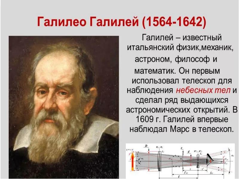 Значение первых наблюдений г галилея для изучения солнца презентация