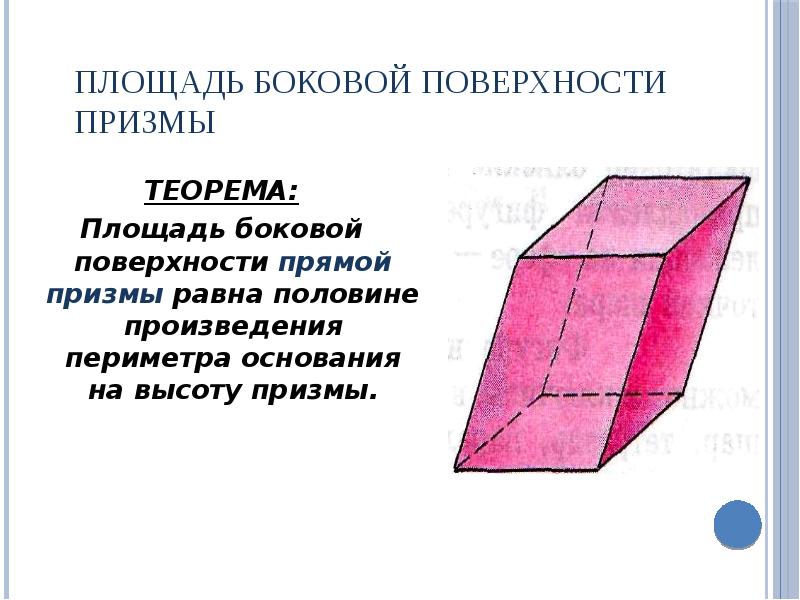 Основание наклонной призмы