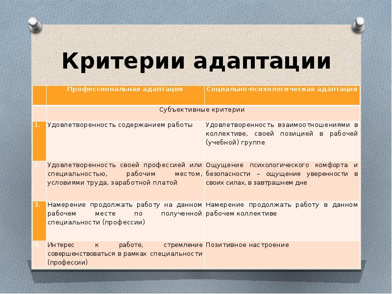 Внешний критерий. Критерии адаптации. Критерии адаптированности личности. Перечислите критерии адаптации. Критерии социальной адаптации.