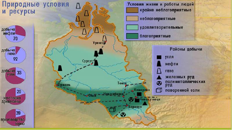 Западная сибирь экономический район презентация 9 класс