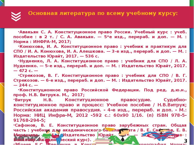 Книги и учебники по конституционному праву и вопросам местного самоуправления