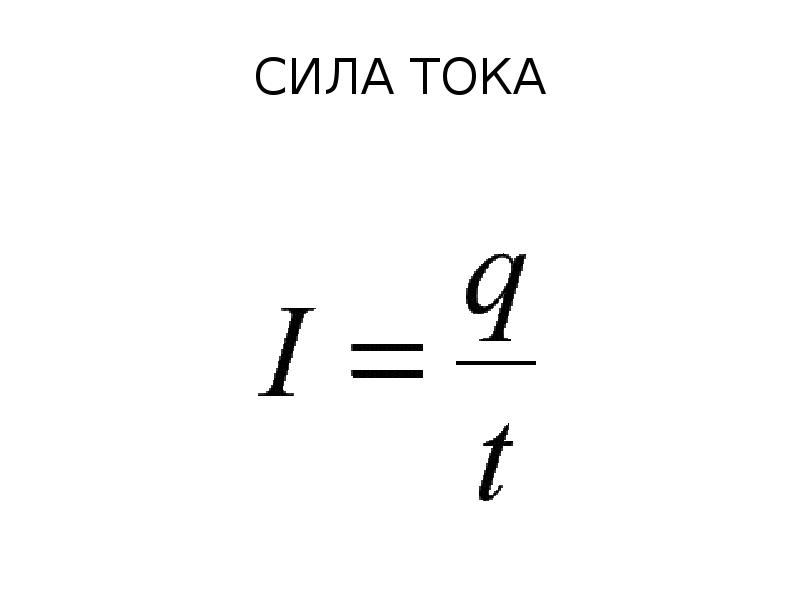 Сила тока буква