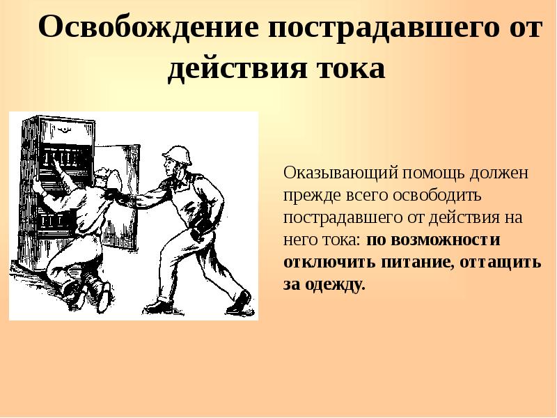 Презентация на тему действие электрического тока на организм человека