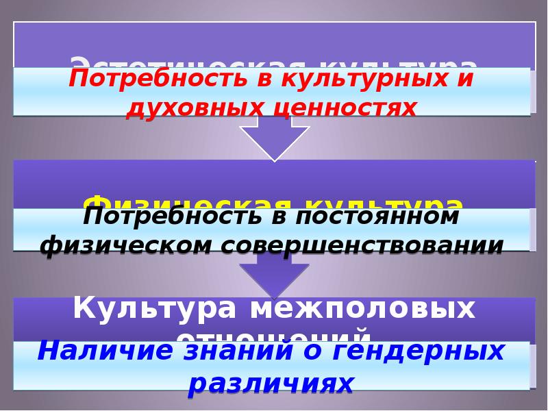 Компоненты базовой культуры личности