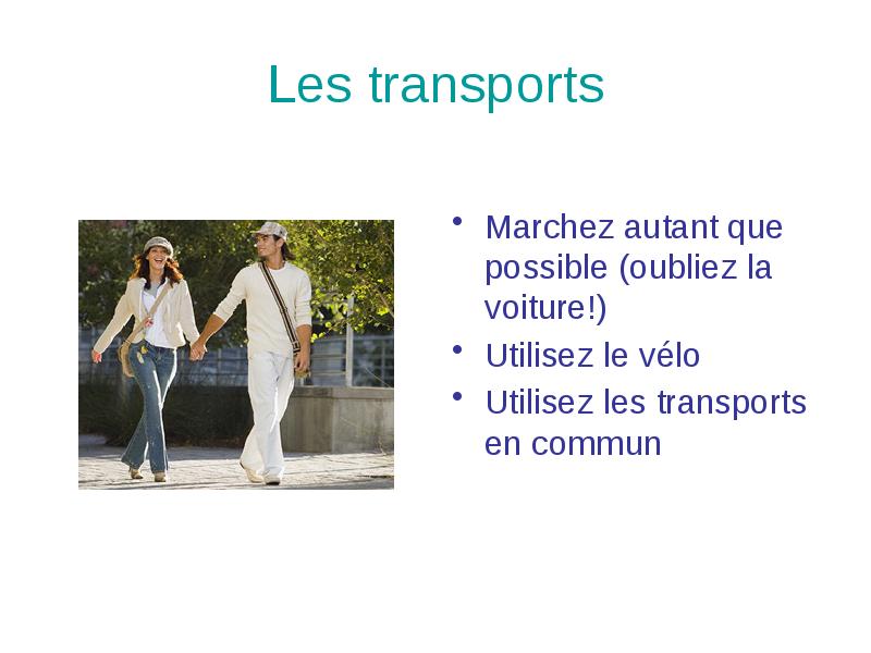 Les transports