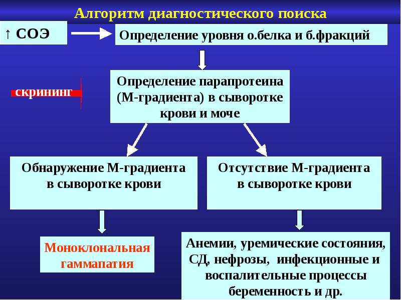 Патогенез множественной миеломы схема