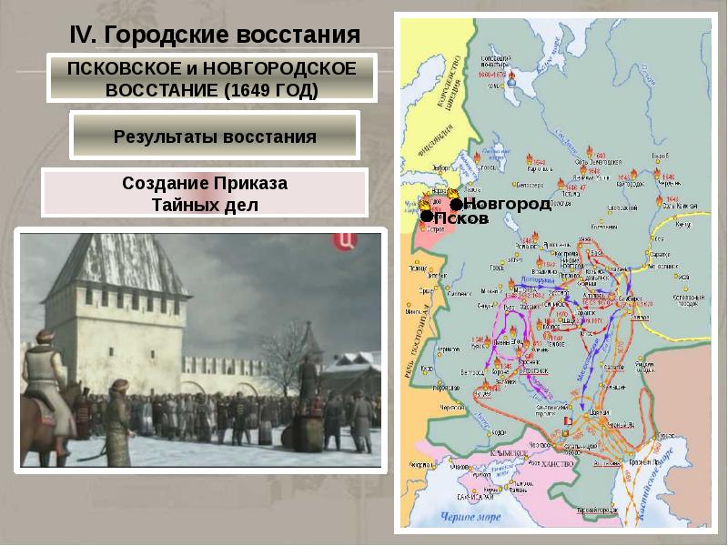 События восстания в пскове и новгороде кратко. События восстания в пскове и новгороде кратко