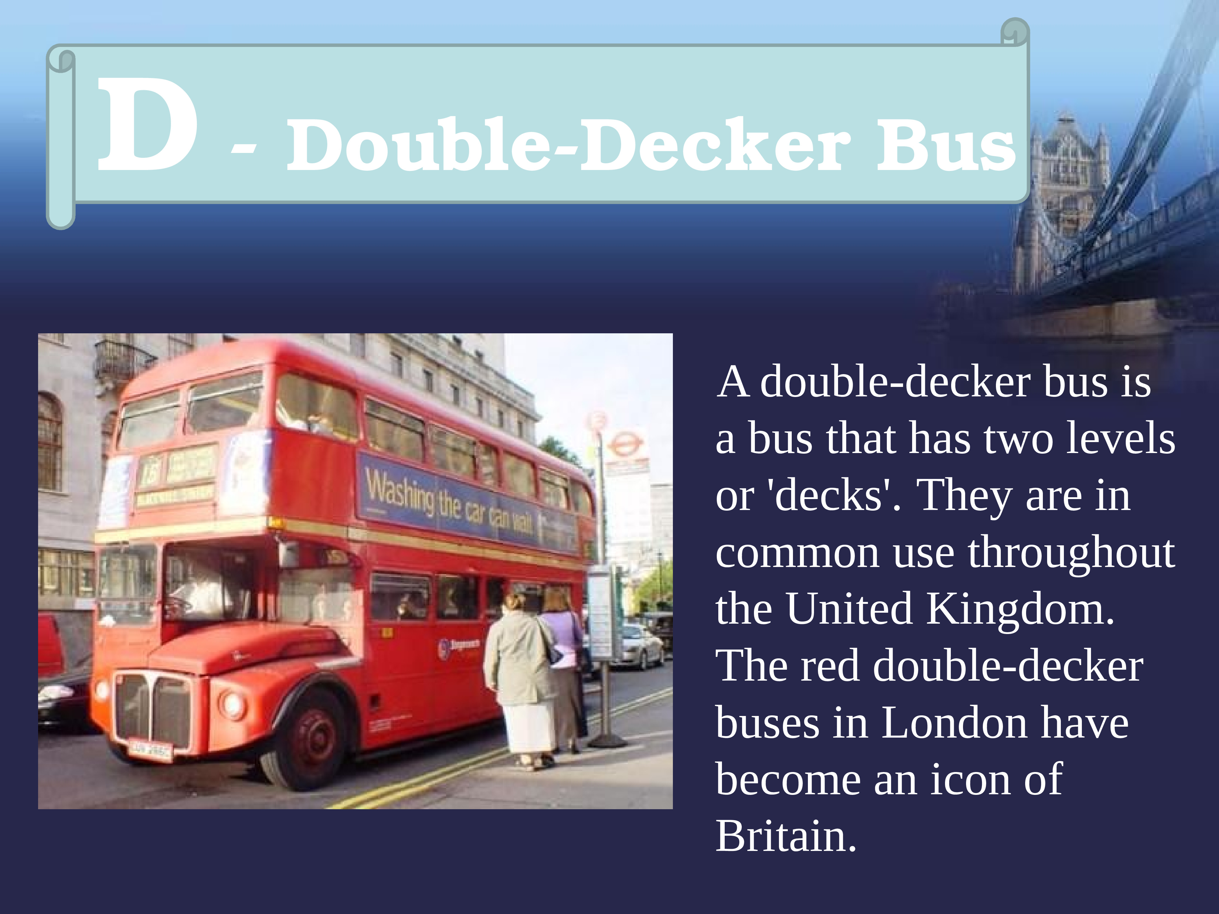 Double Decker Bus презентация