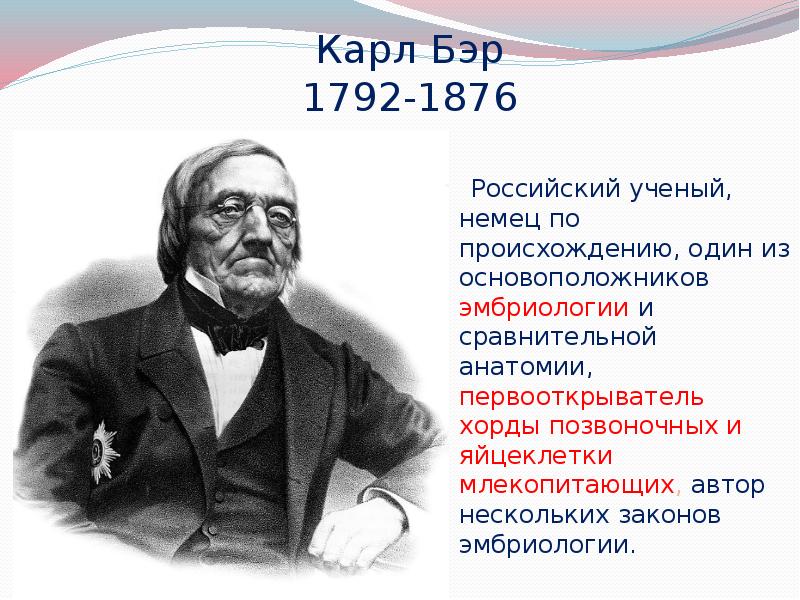 Карл бэр презентация