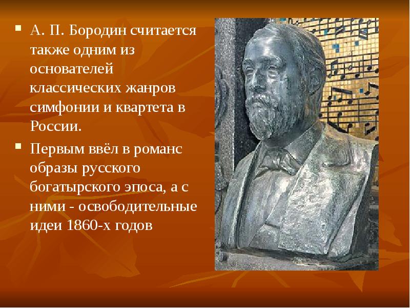 Александр порфирьевич бородин презентация