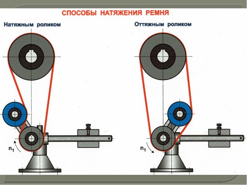 Чертеж натяжителя ремня