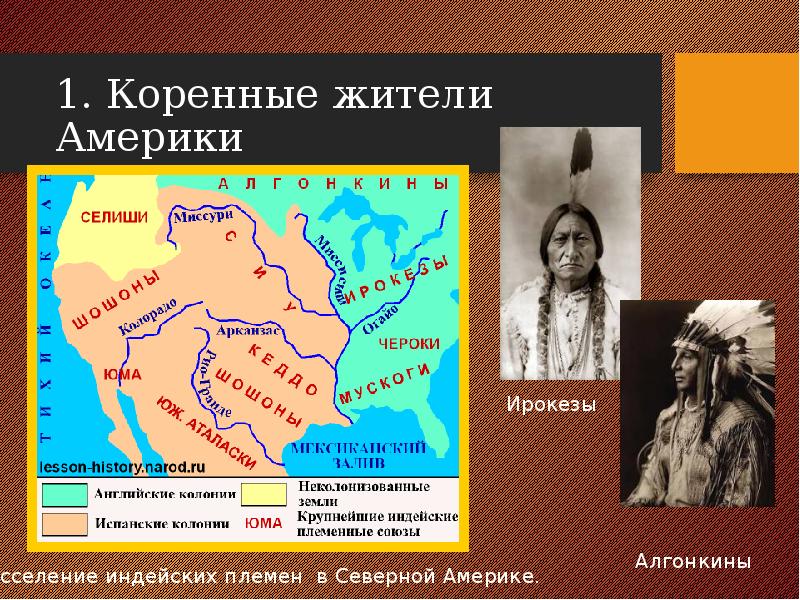 Английские колонии в северной америке 7 класс презентация и конспект урока