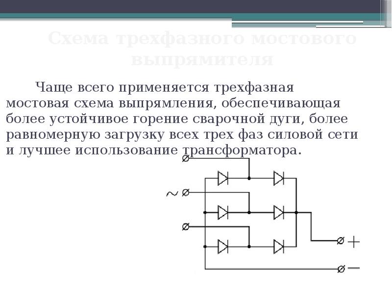 Презентация сварочный выпрямитель