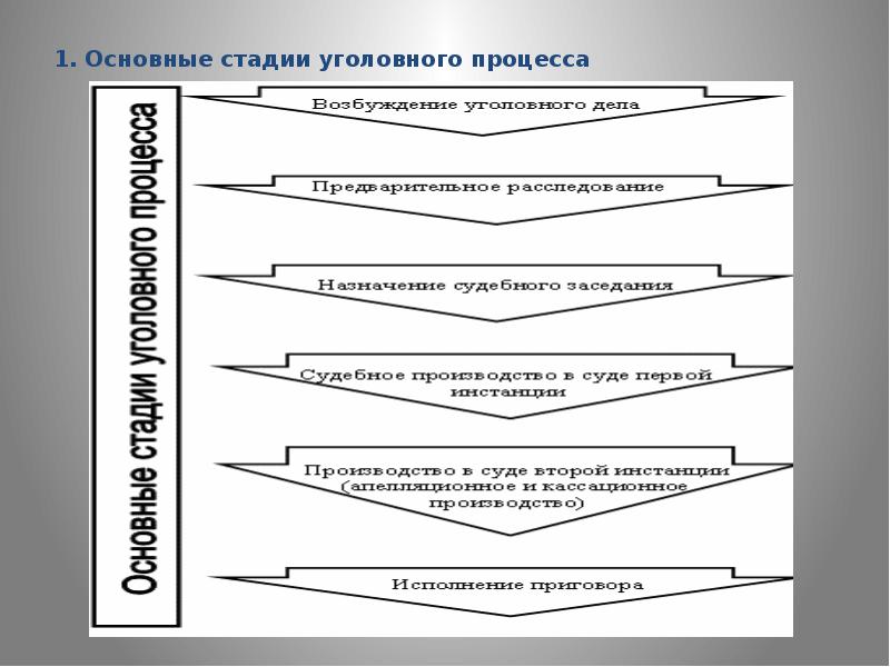 Основы уголовного процесса презентация