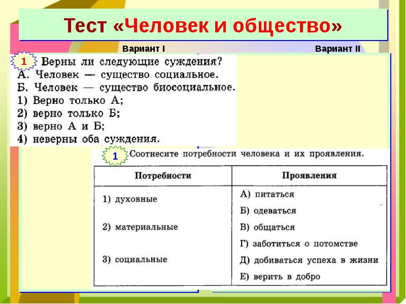 Итоговый урок обществознание 9 класс презентация