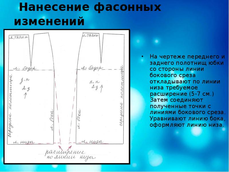 Проект изготовление юбки 6 класс