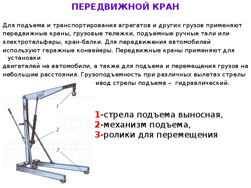 Осмотровое и подъемно осмотровое оборудование презентация