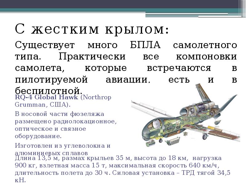 С жестким крылом:
С жестким крылом:
Существует много БПЛА самолетного типа. С жестким крылом:
С жестким крылом:
Существует много БПЛА самолетного типа.