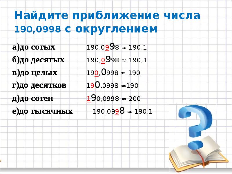 Приближение суммы разности произведения и частного двух чисел 6 класс презентация никольский