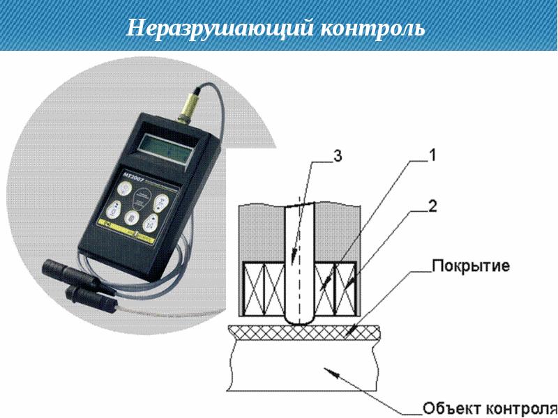 Вихретоковый толщиномер схема