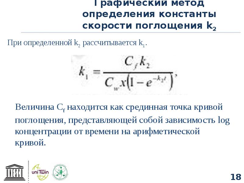 Определенная константа. Методы определения константы скорости химической реакции. Константа скорости абсорбции. Графический метод определения скорости реакции. Методы определения порядка и константы скорости реакции.