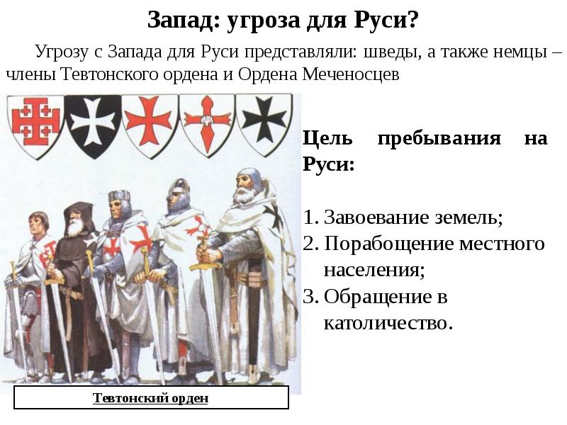 Историческая справка о ливонском ордене