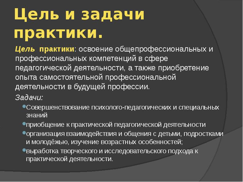 Отчет о прохождении педагогической практики презентация