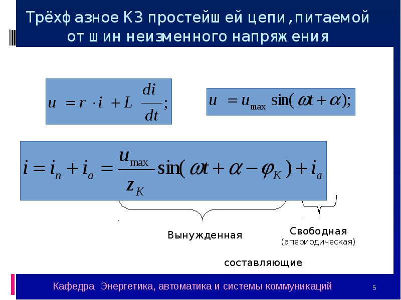 Реферат: Электромагнитные переходные процессы