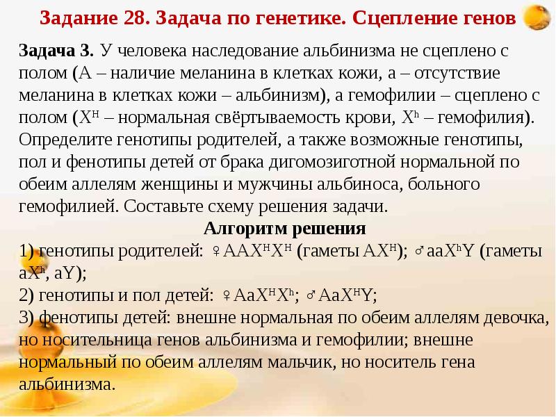 У человека ген нормального. Альбинизм задачи по генетике. Гемофилия задачи по генетике. Задачи на альбинизм и гемофилия. 28 Задача ЕГЭ биология.