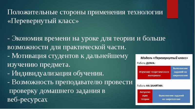 Перевернутый класс презентация