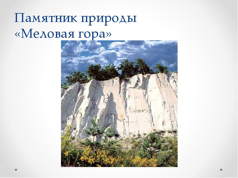 Особо охраняемые природные территории белгородской области презентация