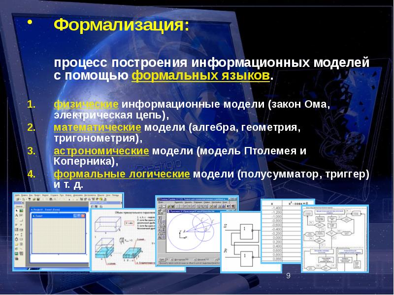 Моделирование в информатике презентация