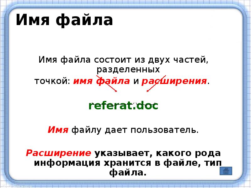 Имя файла состоит из двух частей. Имя файлу даёт. Имя файла состоит из двух частей каких ответ. Имя файла не может состоять из.