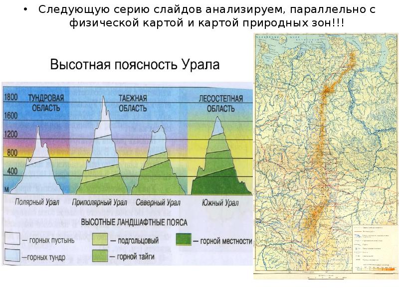 Природные зоны гор алтая таблица