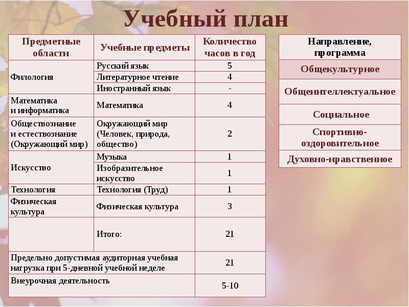 Проект филология. Количество предметных часов в 5 классе.