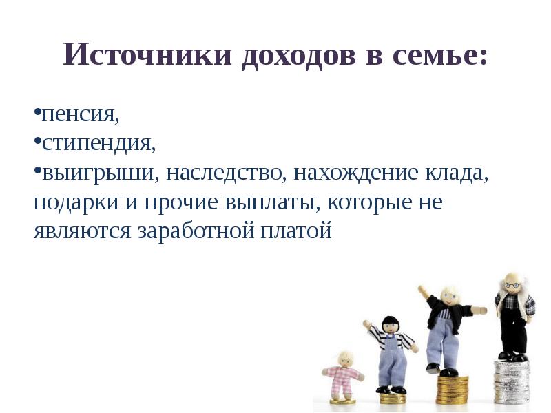 Откуда в семье берутся деньги 4 класс презентация финансовая грамотность