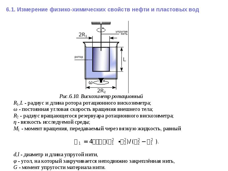 Ротационный вискозиметр схема