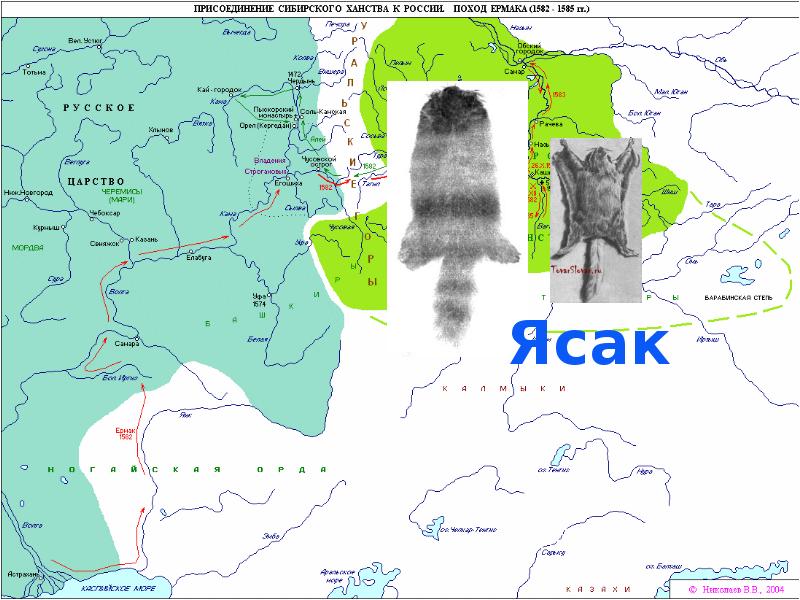 Касимовское ханство карта